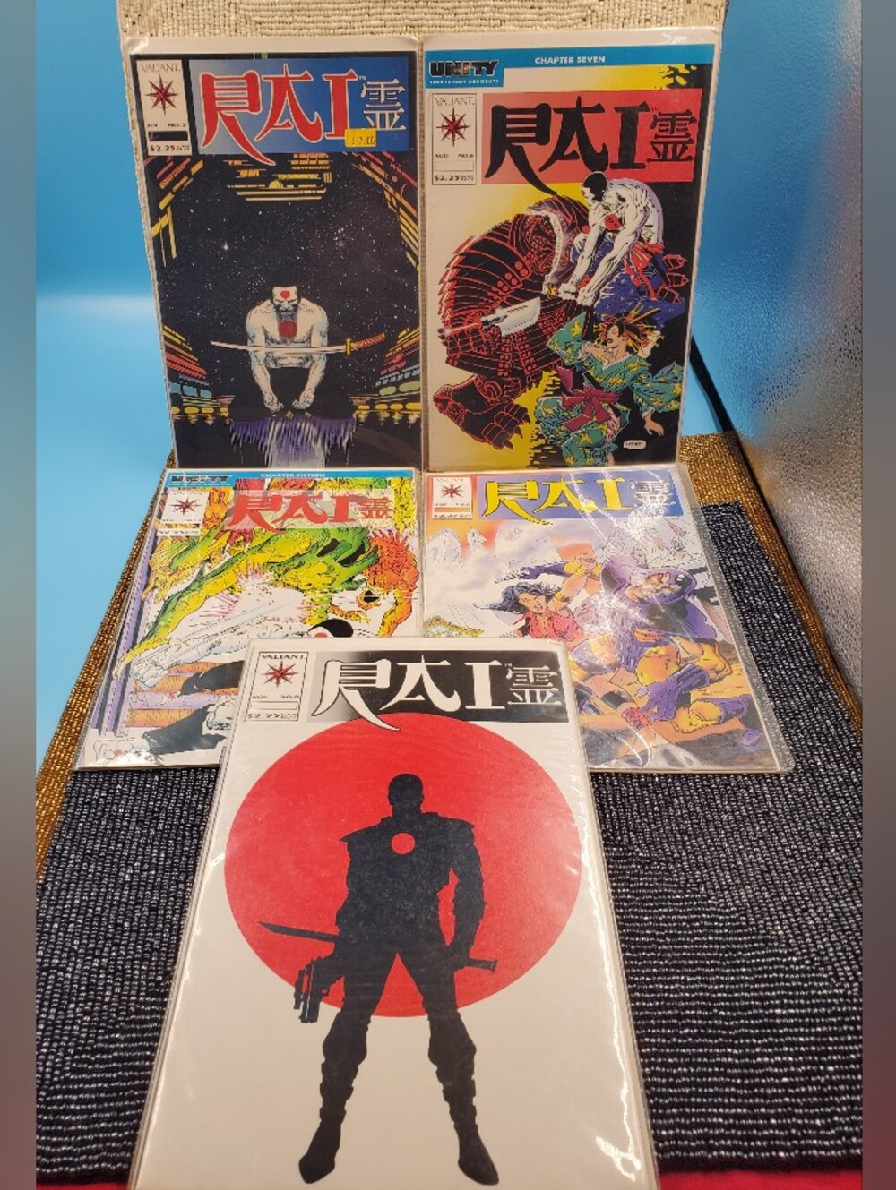 RAI COMIC BOOK LOT #5-8 & 0 Valiant Comic 1992  NM
